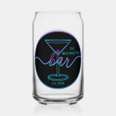 Extravagantes Script Trinkbehälter Set Beer Dosenglas (Vorderseite)