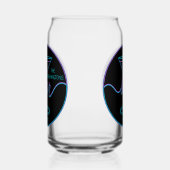 Extravagantes Script Trinkbehälter Set Beer Dosenglas (Links)