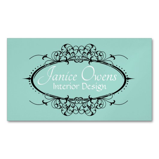 Extravagantes Scrollwork Magnet (Vorderseite)