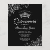 Extravagantes Silver & Black BUDGET - Quinceañera (Vorderseite)