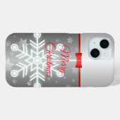 Extravagantes Silver & Bow iPhone/iPad Gehäuse Case-Mate iPhone Hülle (Rückseite (Horizontal))