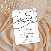 Extravagantes Skript Wir sind eine "Verlobte" Enga Einladung