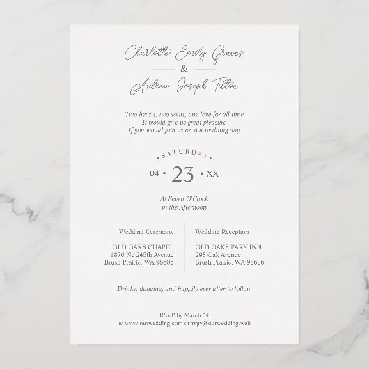 Extravagantes Spitzenrosa Herz 4 Multi-Fotos Colla Folieneinladung (Rückseite)