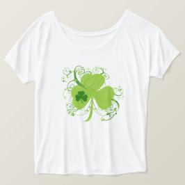 Extravagantes St Patricks Day Kleeblatt T-Shirt