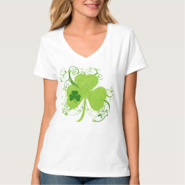 Extravagantes St Patricks Day Kleeblatt T-Shirt