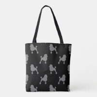 Extravagantes Standardpudel-Silhouette-Muster