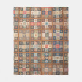 Extravagantes Steppchen Fleecedecke (Vorderseite)