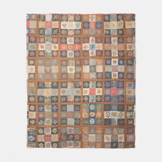 Extravagantes Steppchen Fleecedecke (Vorderseite)