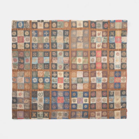 Extravagantes Steppchen Fleecedecke (Vorderseite (Horizontal))