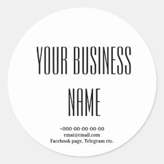 Extravagantes stilvolles Café, Bäckerei, Catering Runder Aufkleber