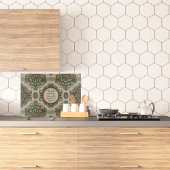 Extravagantes traditionelles Glas individuell anpa Schneidebrett