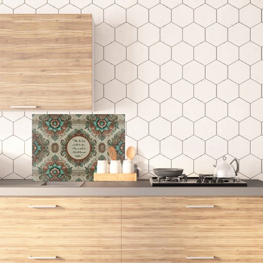 Extravagantes traditionelles Glas individuell anpa Schneidebrett