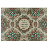 Extravagantes traditionelles Glas individuell anpa Schneidebrett (Vorderseite)