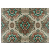 Extravagantes traditionelles Glas Schneidebrett (Vorderseite)