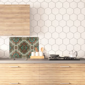 Extravagantes traditionelles Glas Schneidebrett