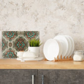 Extravagantes traditionelles Glas Schneidebrett