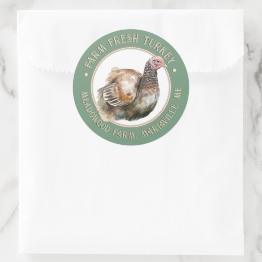 Extravagantes Umweltzeichen Runder Aufkleber (Tasche)