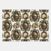 Extravagantes Viktorianisches Set Geschenkpapier Set (Vorderseite 3)