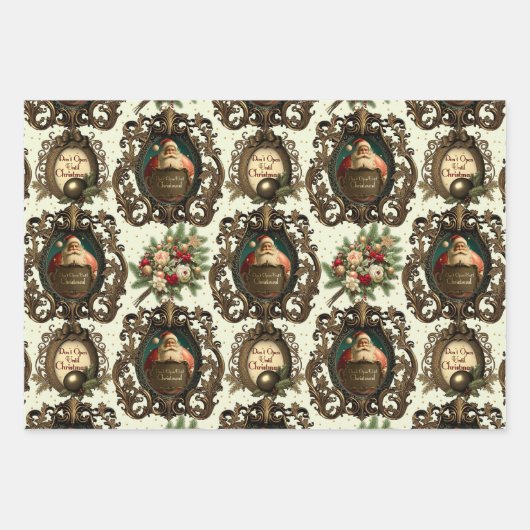 Extravagantes Viktorianisches Set Geschenkpapier Set (Vorderseite 3)