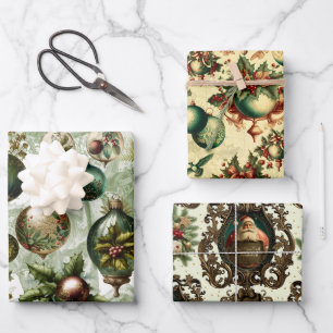 Extravagantes Viktorianisches Set Geschenkpapier Set
