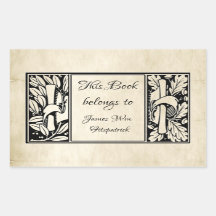 Extravagantes Vintages Pergament Maßstück Buchzeic