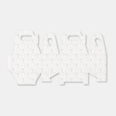 Extravagantes Watercolor Weißes Muster Geschenkschachtel (Ungefaltet)