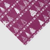 Extravagantes Weihnachtsbaum-Lila Tissue Seidenpapier (Ausschnitt)