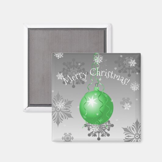 Extravagantes Weihnachtsmagnet Magnet (Vorderseite/Rückseite)