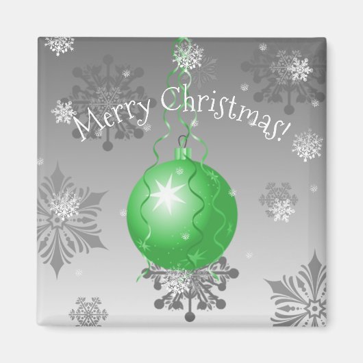 Extravagantes Weihnachtsmagnet Magnet (Vorne)