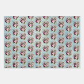 Extravagantes Wonderland Weißes Kaninchen Geschenkpapier Set (Vorderseite 3)