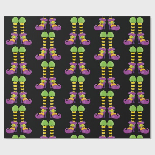 Extravagantes Wrapping-Papier für die Hexenmeister Geschenkpapier (Flach)