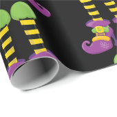 Extravagantes Wrapping-Papier für die Hexenmeister Geschenkpapier (Rolleneckpunkt)