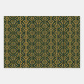 Extravaganz Emerald Green und Gold Weihnachten Geschenkpapier Set (Vorderseite 2)