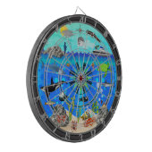 Extravaganza Multi-Target Dartscheibe (Vorderseite Links)