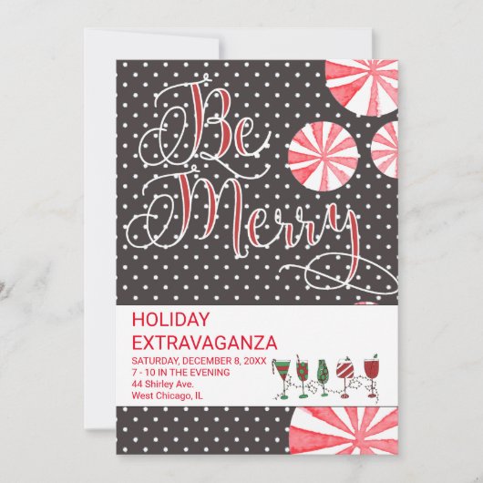 Extravaganza Party Einladung (Vorderseite)
