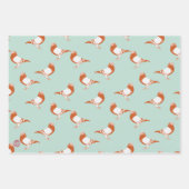 extravantes Taubendekor , Bambi und Pudelmuster Geschenkpapier Set (Vorderseite)