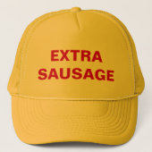 Extrawurst-Fernlastfahrer-Hut Truckerkappe (Vorderseite)