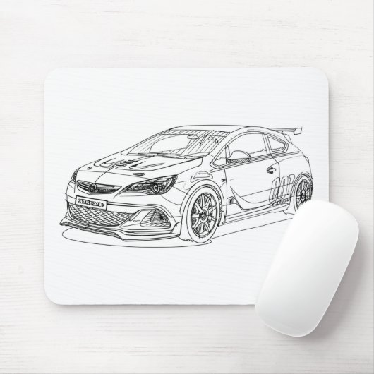 Extrem 2015 Opels AstraOPC Mousepad (Mit Mouse)