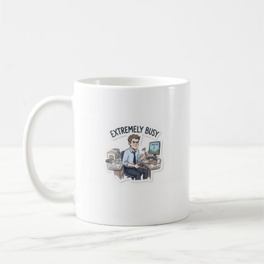 Extrem beschäftigt Tasse (Links)