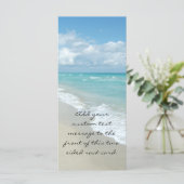 Extrem entspannend Strand Blick auf weißen Sand (Stehend Vorderseite)