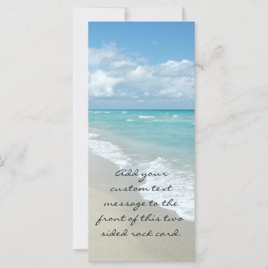 Extrem entspannend Strand Blick auf weißen Sand (Vorderseite)