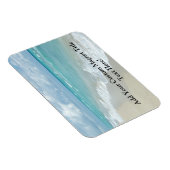 Extrem entspannend Strand Blick auf weißen Sand Magnet (Rechte Seite)