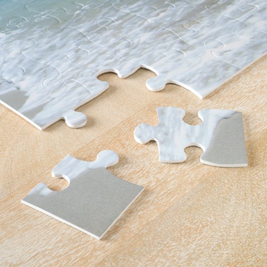 Extrem entspannend Strand Blick auf weißen Sand Puzzle (Seite)