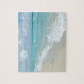 Extrem entspannend Strand Blick auf weißen Sand Puzzle (Vertikal)