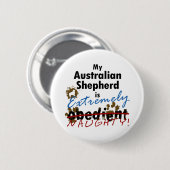 Extrem frecher australischer Schäfer Button (Vorne & Hinten)