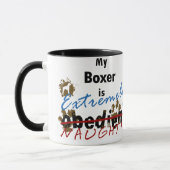 Extrem frecher Boxer Tasse (Links)
