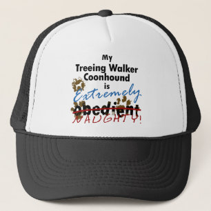 Extrem frecher Treeing WandererCoonhound Truckerkappe