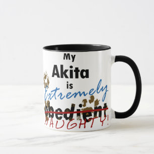 Extrem freches Akita Tasse