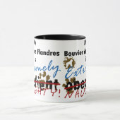 Extrem freches Bouvier DES Flandres Tasse (Zentrum)