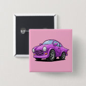 Extrem gebogene lila Auto-Kunst Button (Vorne & Hinten)